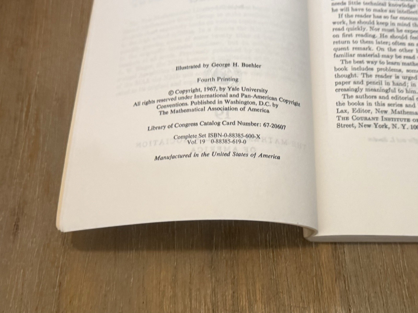 Geometry Revisited by H. S. M. Coxeter & S.L. Greitzer 1967 / 4th Print