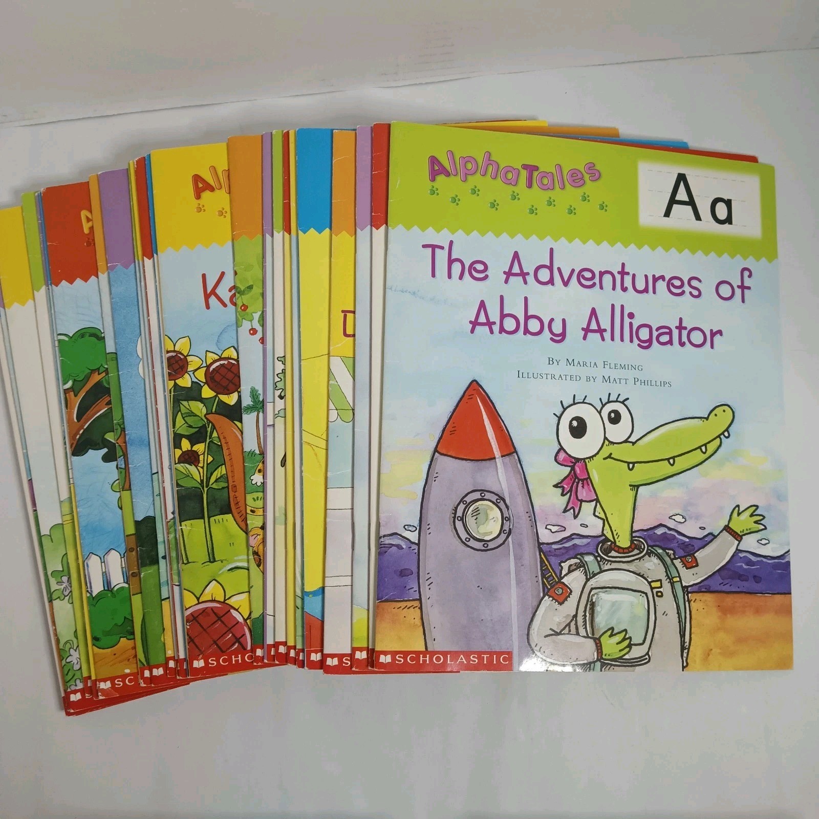 Scholastic Alpha Tales Pre-K Learning Library 26 Book Set – No Teachers Guide