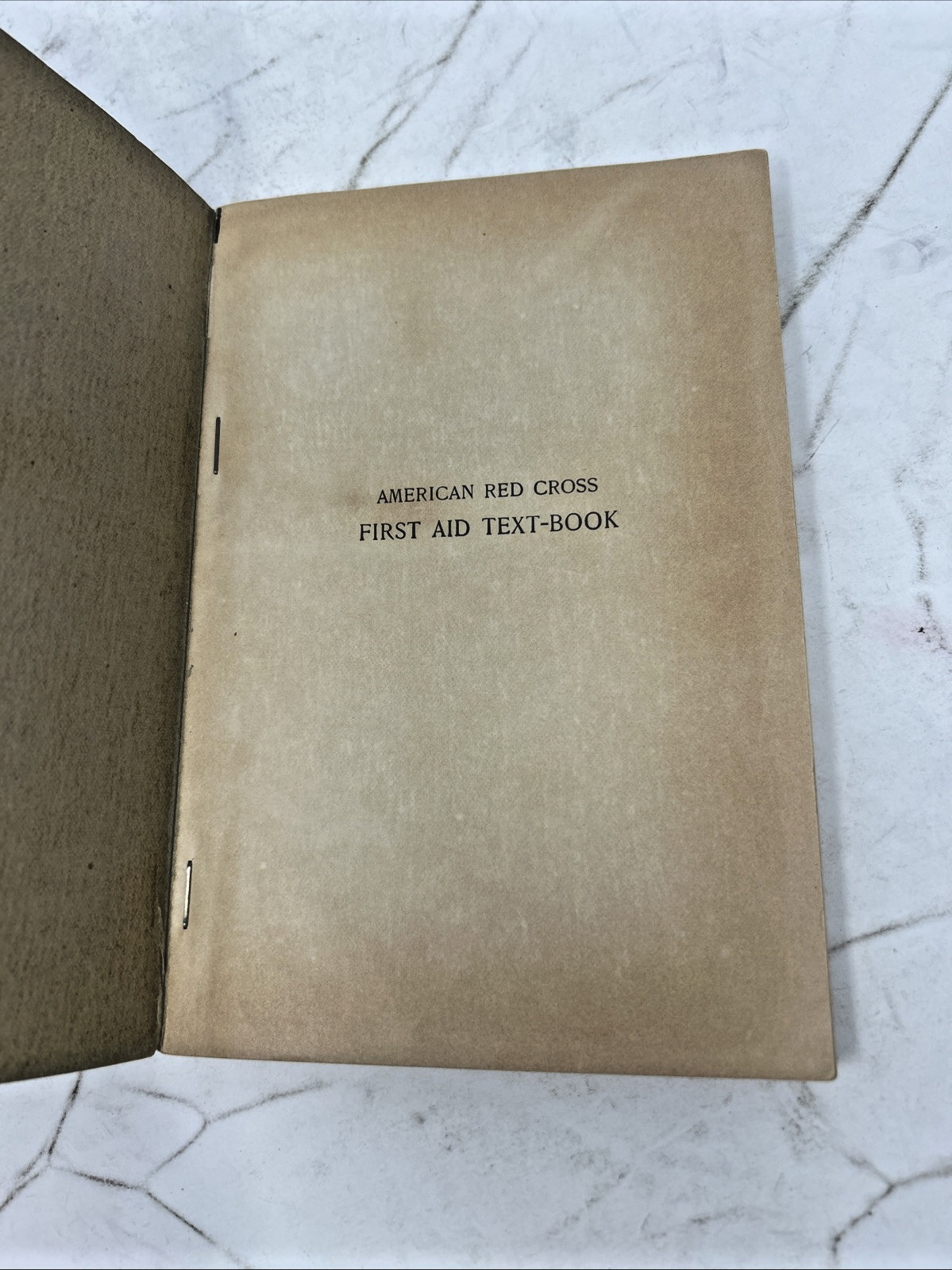 American Red Cross First Aid Text-Book Revised 1933 1940 Paperback Illustrated