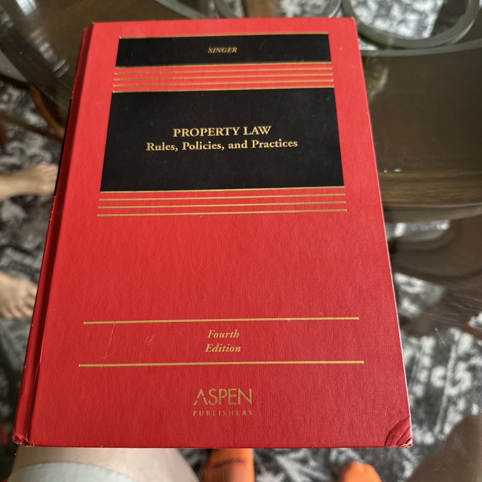Property Law: Rules, – Hardcover, by Joseph William Singer; – Very Good
