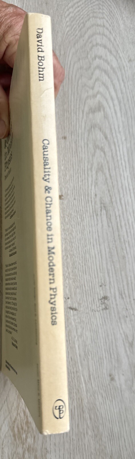 Causality and Chance in Modern Physics by David Bohm (1971 Trade Paperback,…
