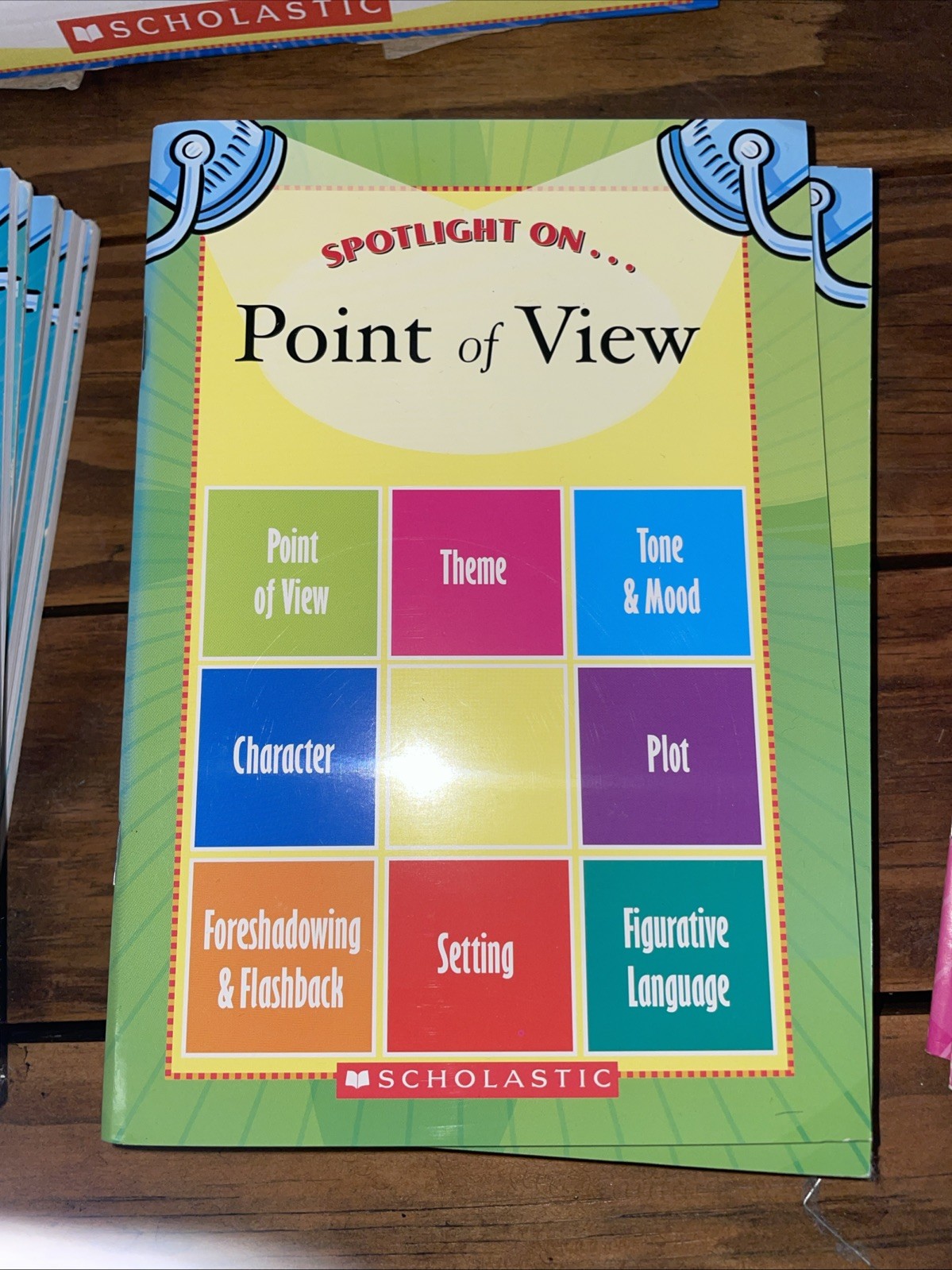 Spotlight on Literary Elements Box Set by Scholastic + Teacher’s Guide