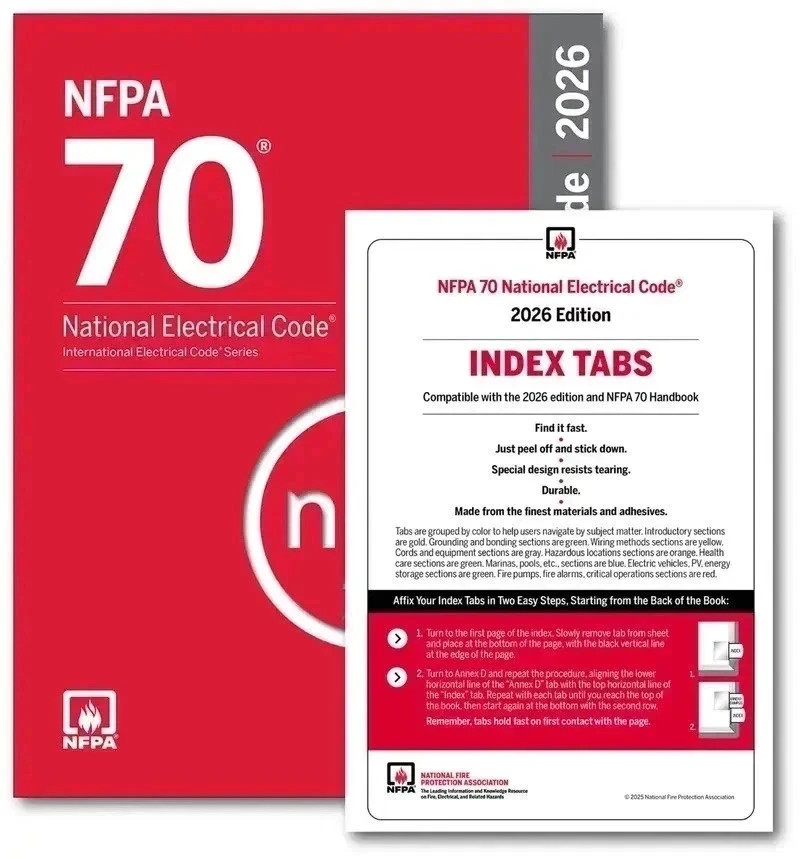 NFPA 70 National Electrical Code 2026 Edition Fire Protection PB index