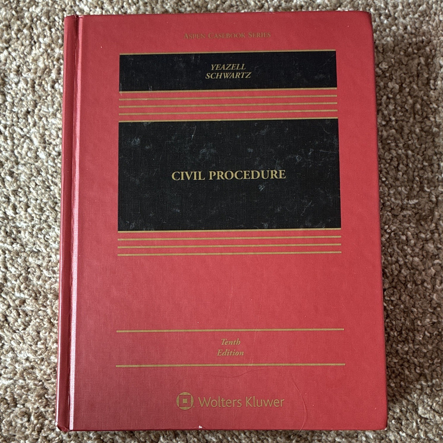 Civil Procedure 10th Ed Aspen Casebook HC Yeazell Schwartz