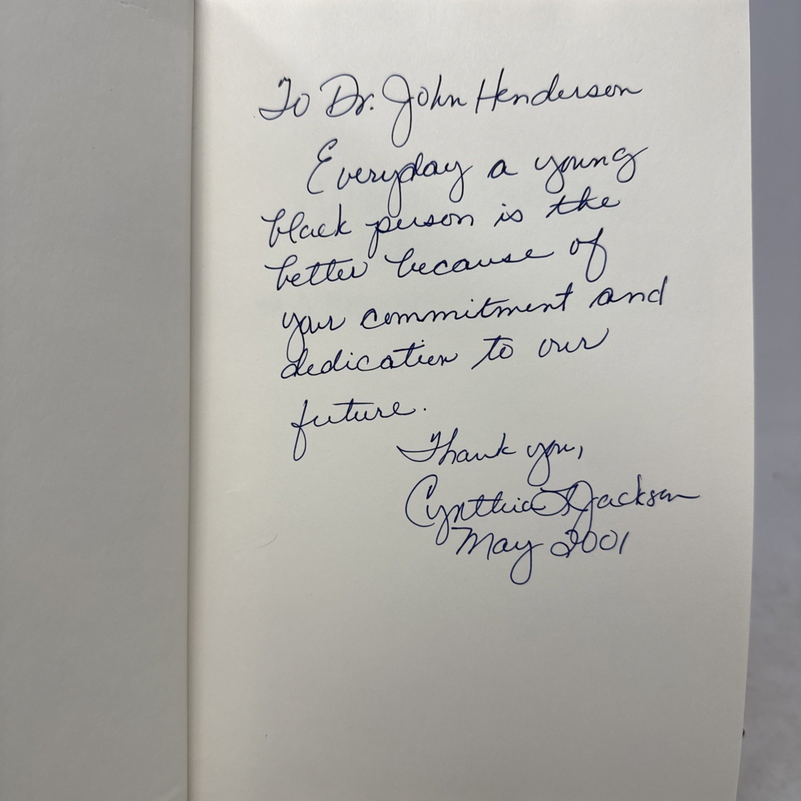 African American Education: A Reference Handbook by C. L. Jackson – Inscribed