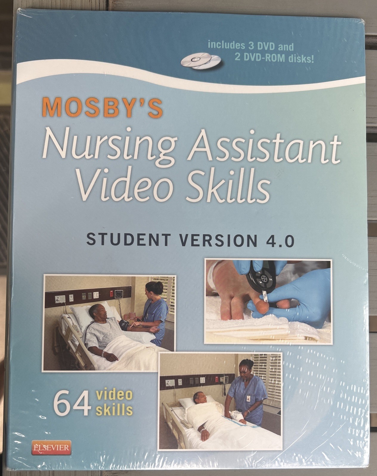 Mosby’s Nursing Assistant Video Skills – Student Version DVD 4.0 New Sealed