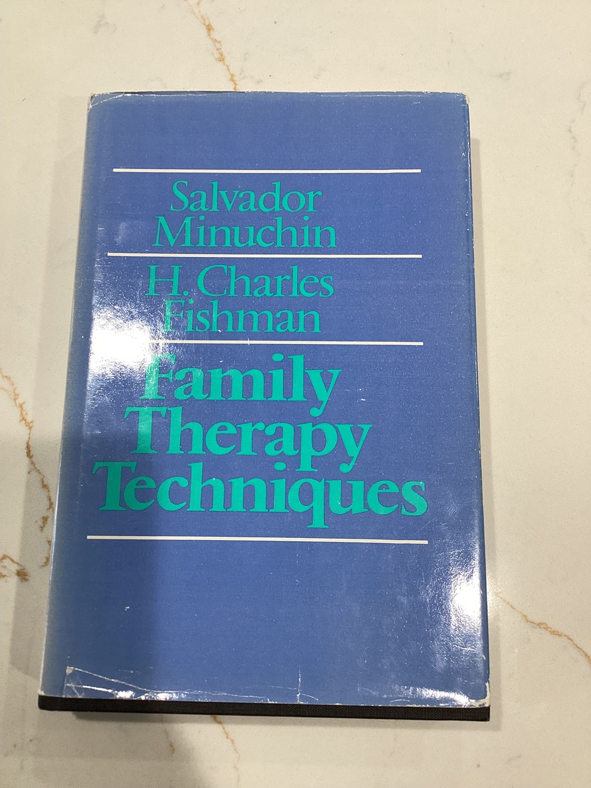 Family Therapy Techniques by Minuchin, Salvador Hardcover VG