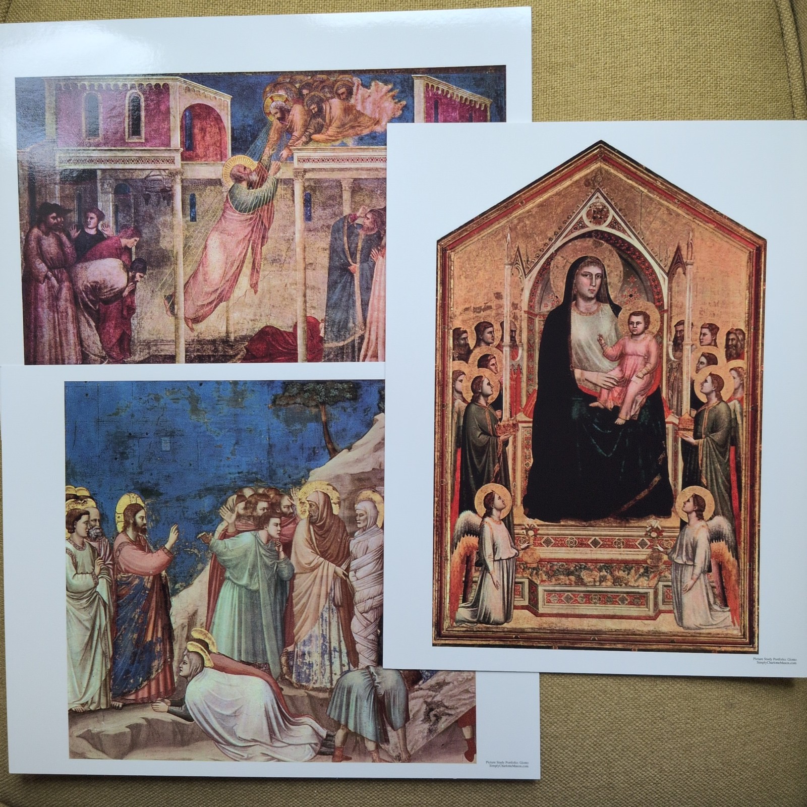 Simply Charlotte Mason Picture Study Portfolios: Giotto COMPLETE Homeschool EXC