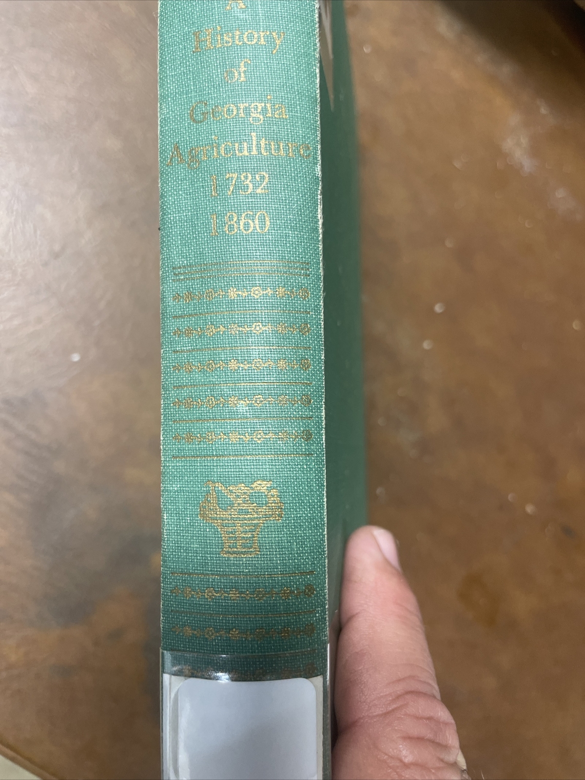 A History of Georgia Agriculture 1732-1860 By James C. Bonner 1964 Hardcover