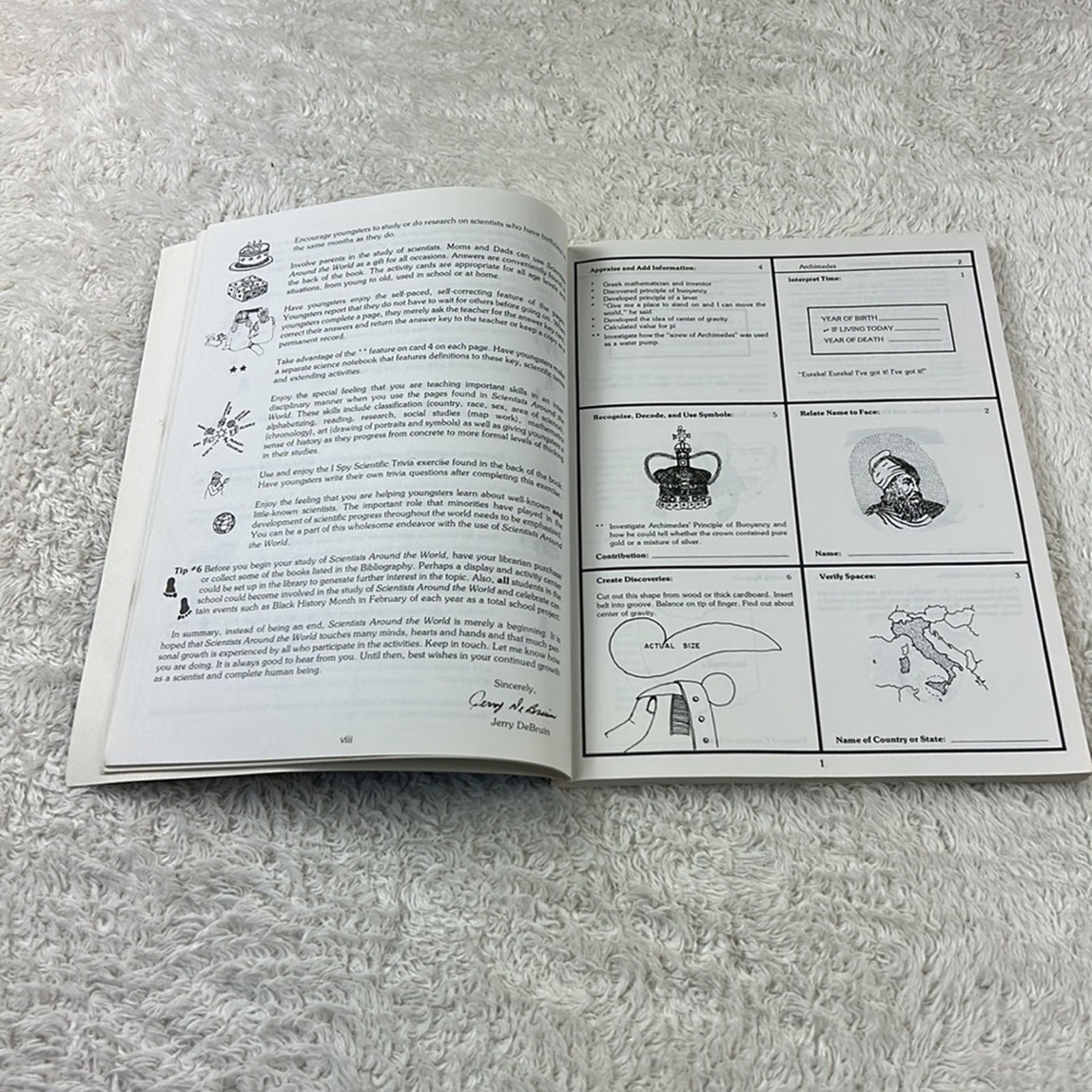 Homeschool Book bundle – Good Apple Scientists, activity books Vintage 80s