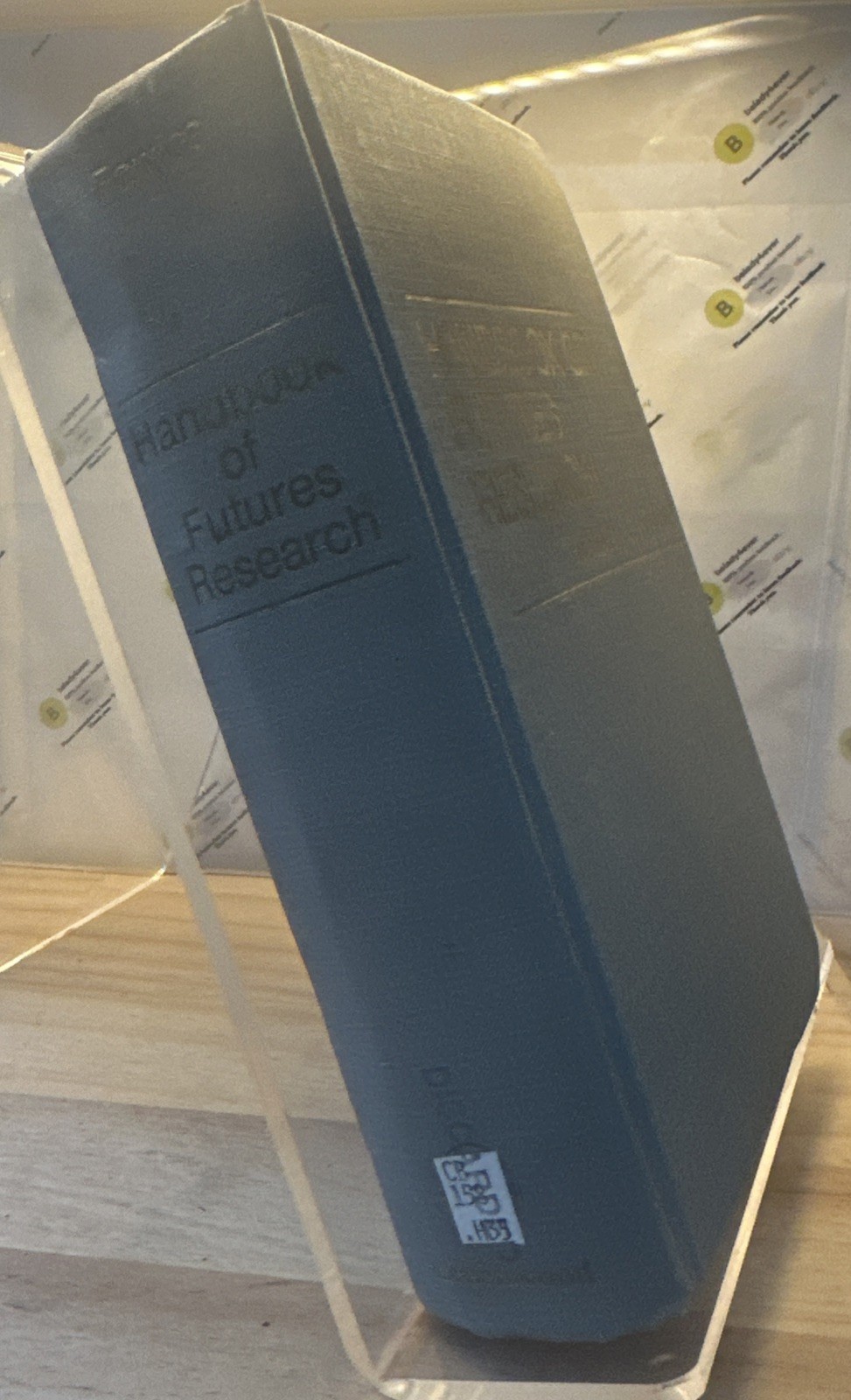 Handbook of Futures Research by Jib Fowles (1978, Hardcover)