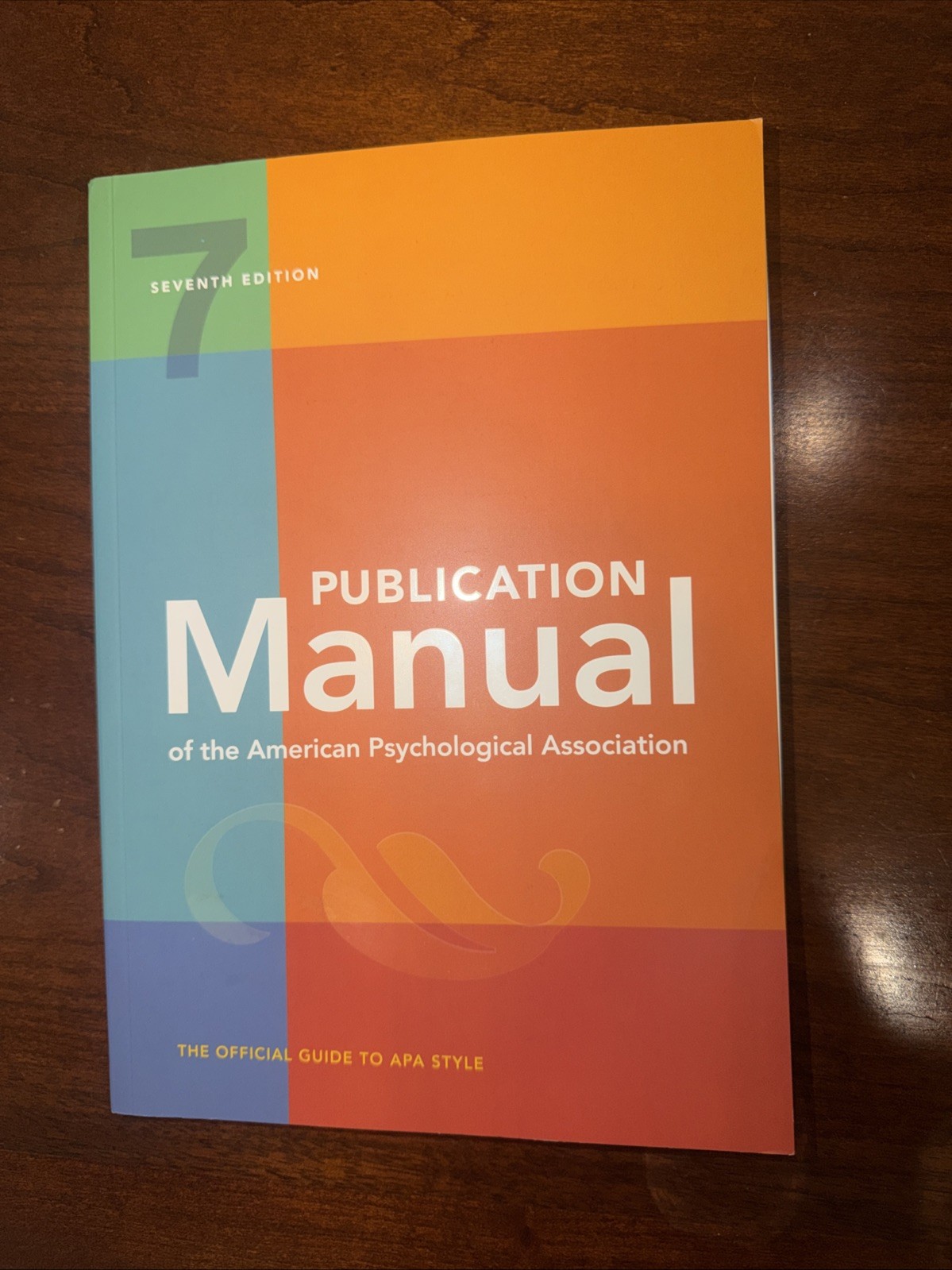 Publication Manual (OFFICIAL) 7th Edition of the American Psychological…