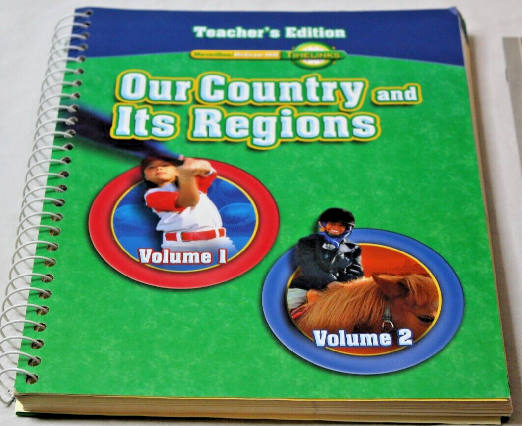 McGraw Hill Timelinks Our Country & Its Regions Grade 4 Set Teacher’s Edition