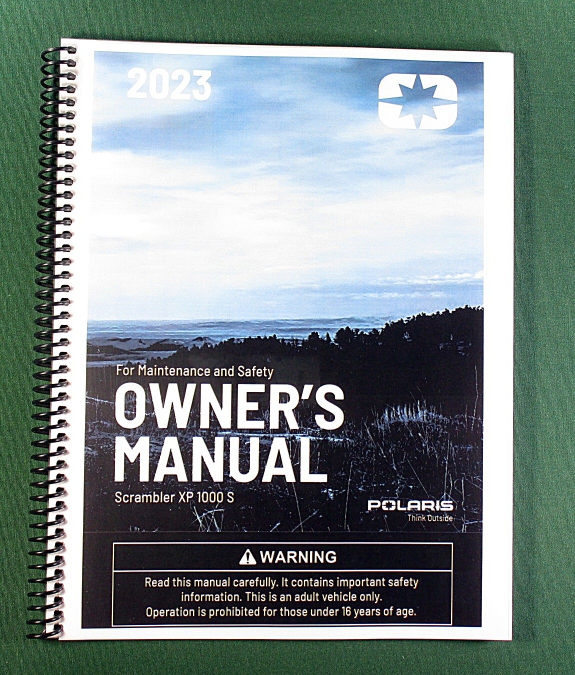 2023 Polaris Scrambler XP 1000 S Owner’s Manual: Full Color & Protective Covers!