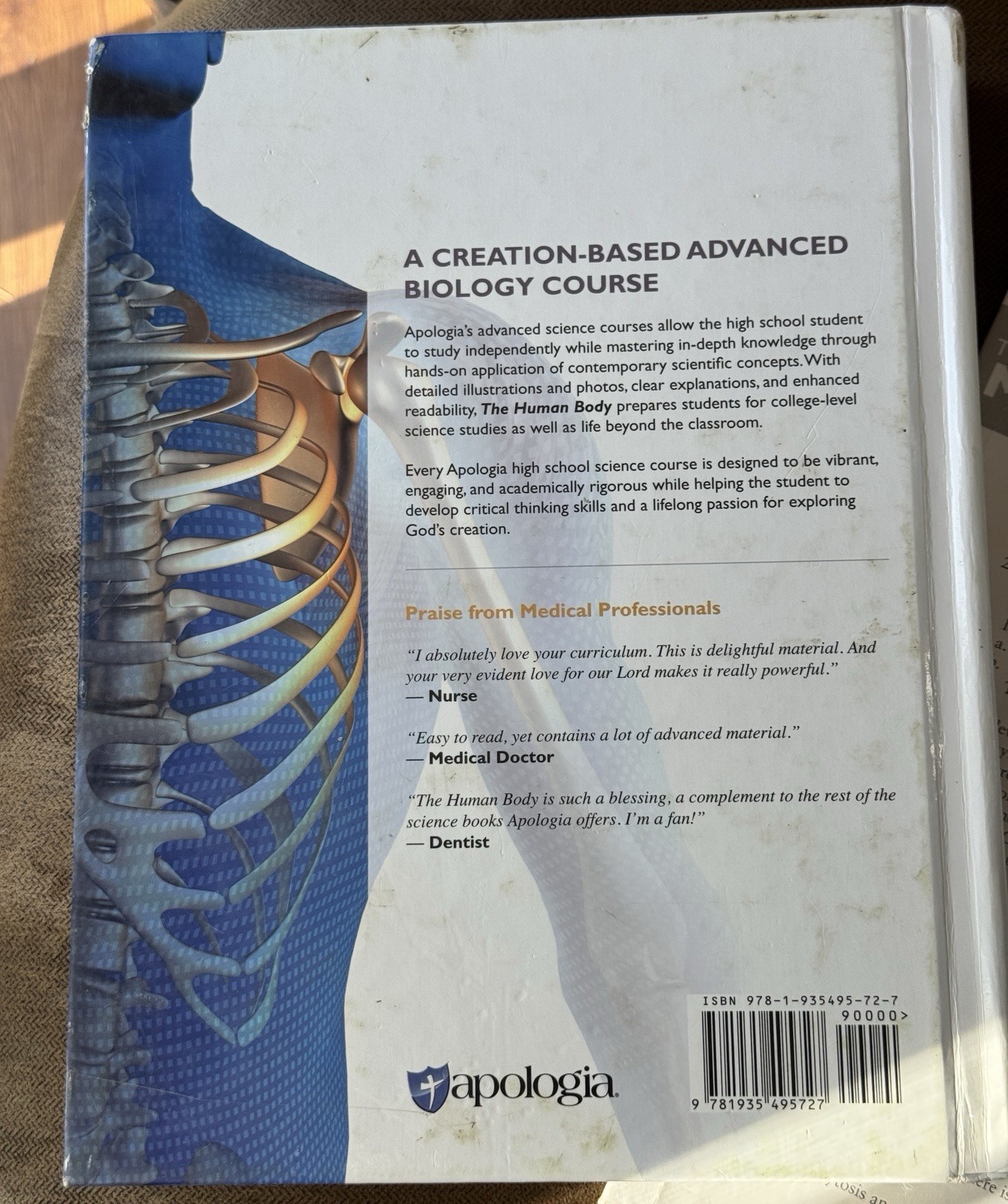 Apologia The Human Body 2E Textbook Solutions Tests Homeschool Curriculum Books