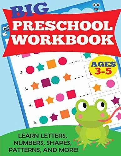 Big Preschool Workbook: Ages 3-5. – Paperback, by DP Kids; Kids – Very Good