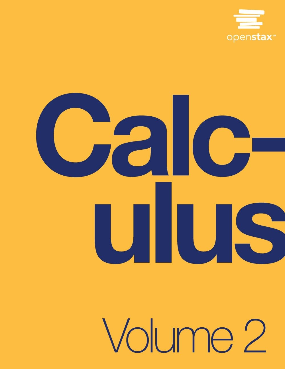 Calculus Volume 2 by OpenStax (paperback version, full color)