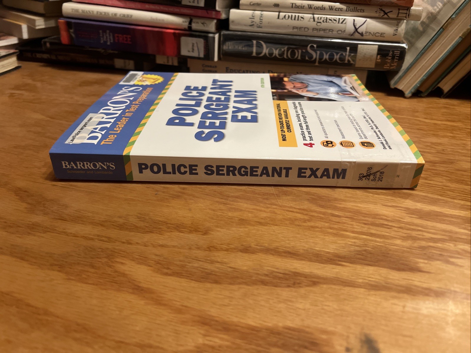 Barron’s Test Prep Ser.: Police Sergeant Exam by Lombardo, Schroeder 2018 PB