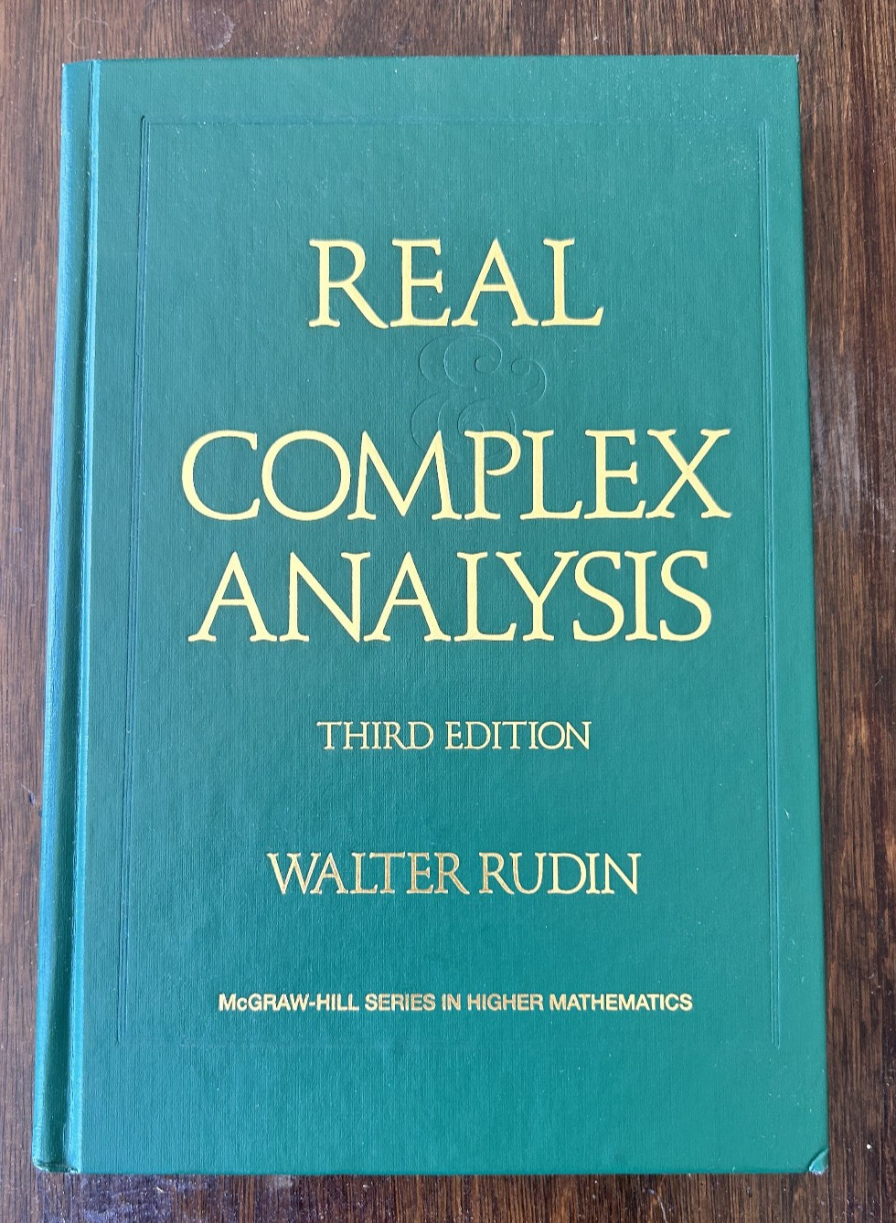 Real and Complex Analysis 3rd Edition Walter Rudin McGraw Hill Math Textbook HC