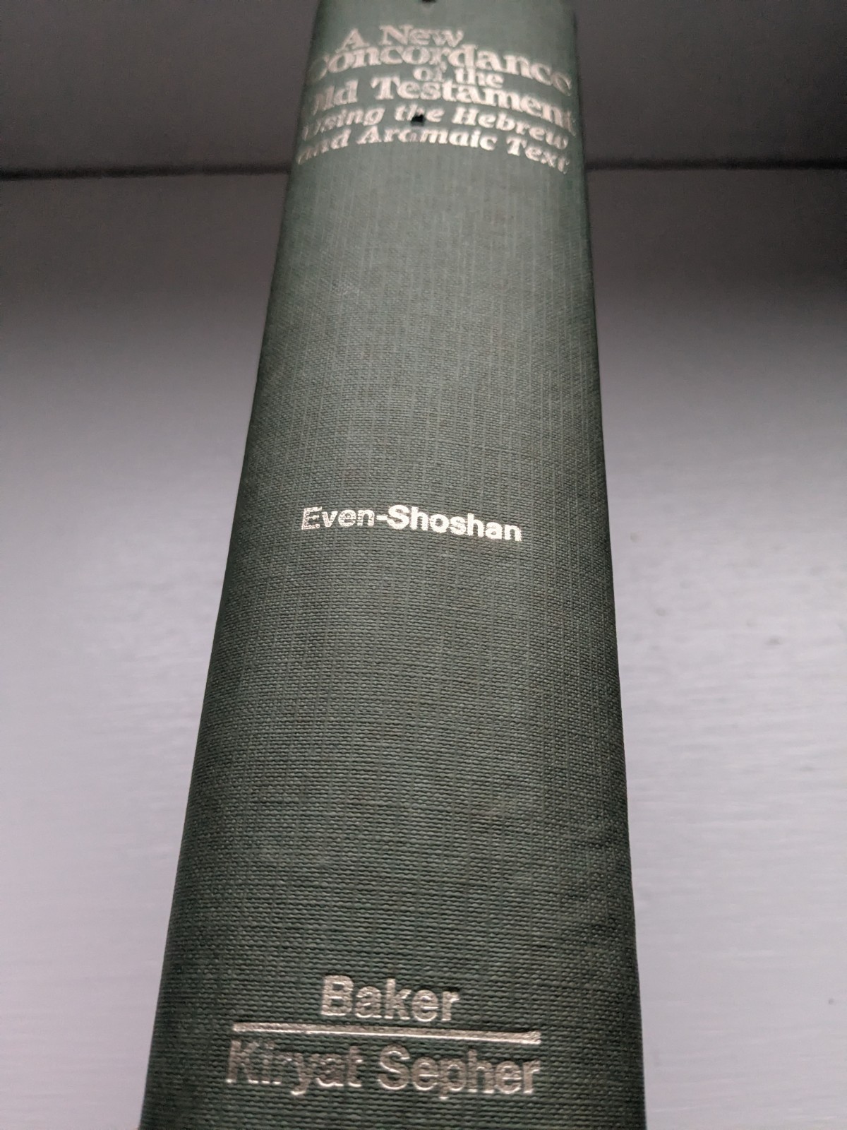 A NEW CONCORDANCE OF THE BIBLE by Abraham Even-Shoshan 1985 HC Printed in Israel