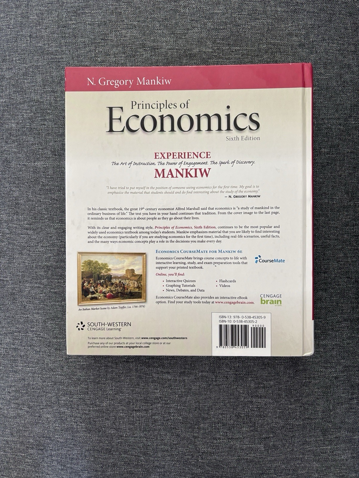 Principles of Economics Sixth Edition N. Gregory Mankiw Hardcover South-Western