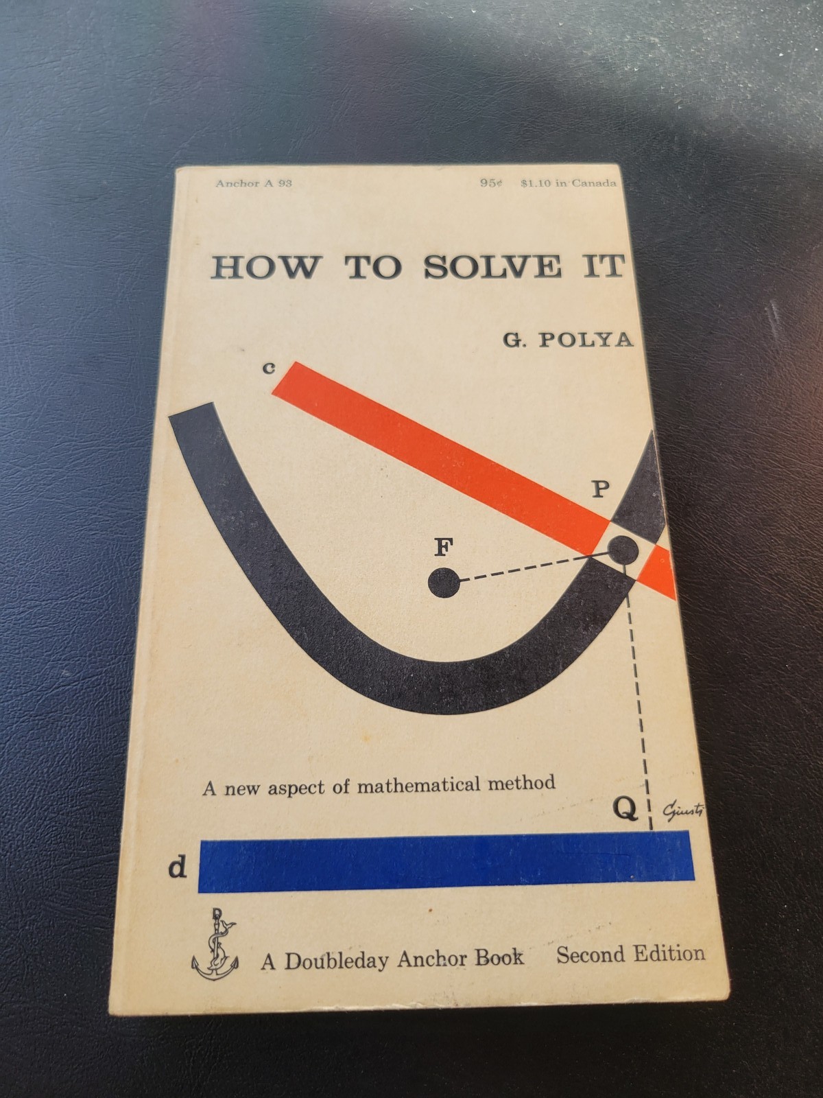 How To Solve It G. Polya Second Edition 1957 Doubleday Anchor Book Mathematics