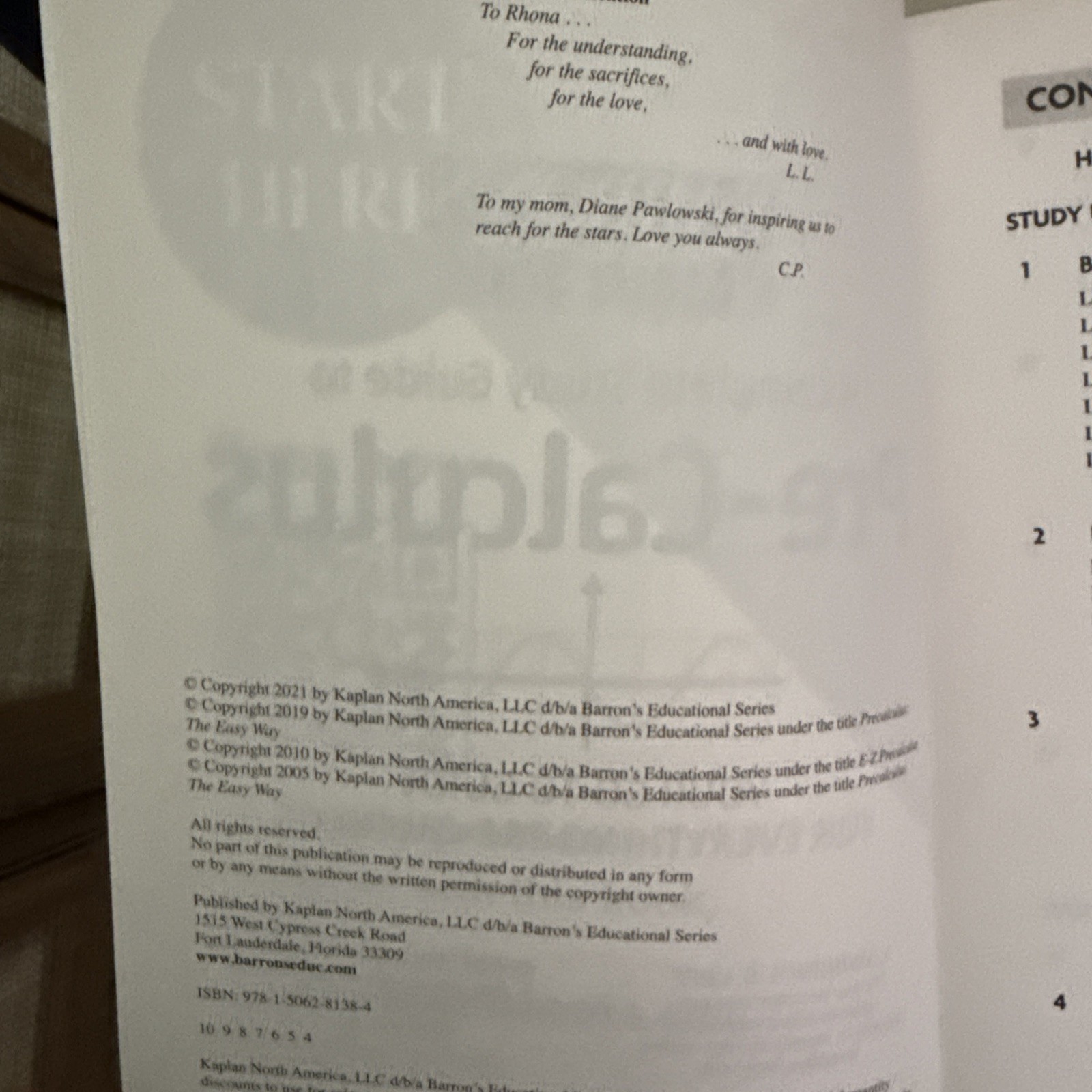 Barron’s Test Prep Ser.: Barron’s Math 360: a Complete Study Guide Pre-Calculus