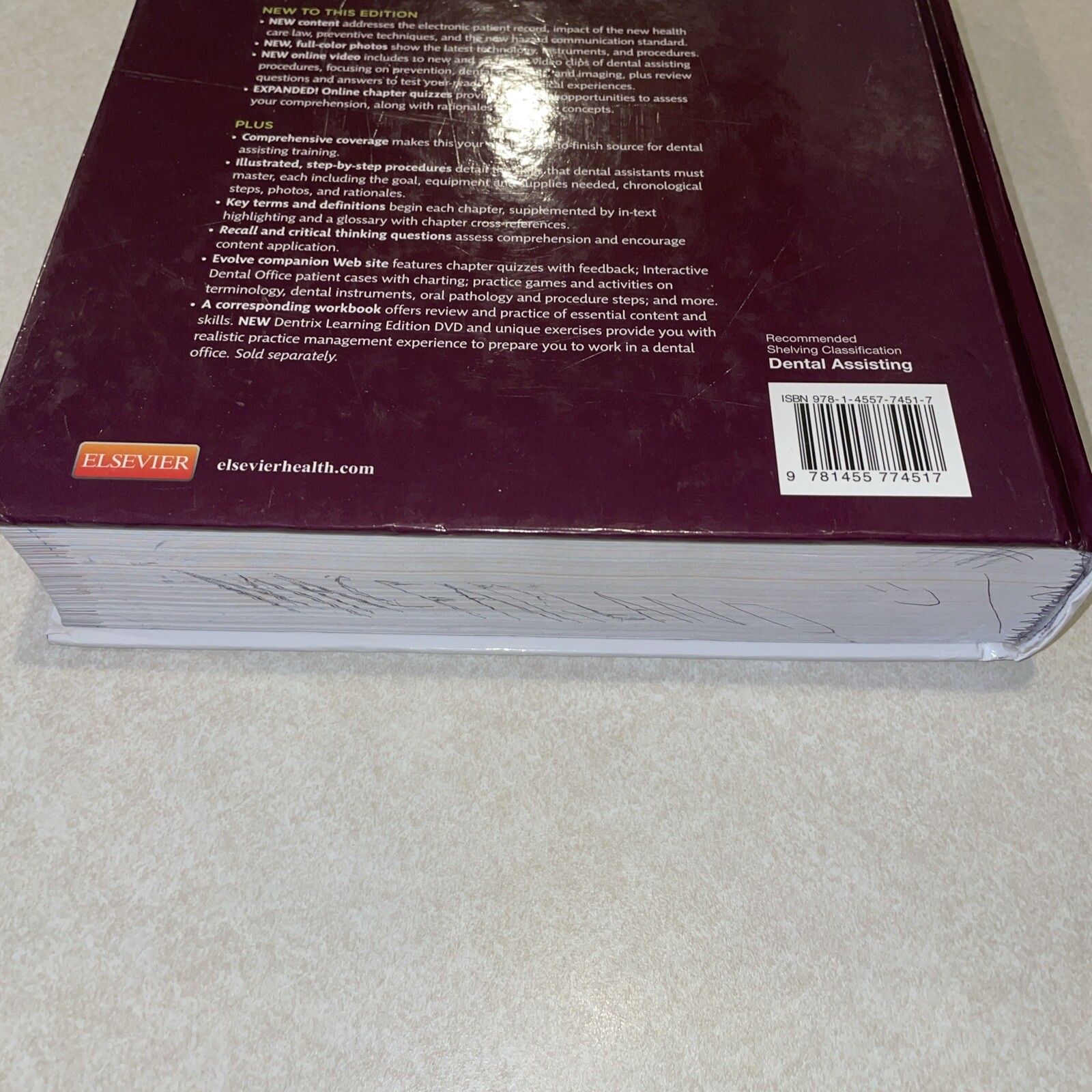 Un scratched Code Modern Dental Assisting, 11e – Hardcover – Read