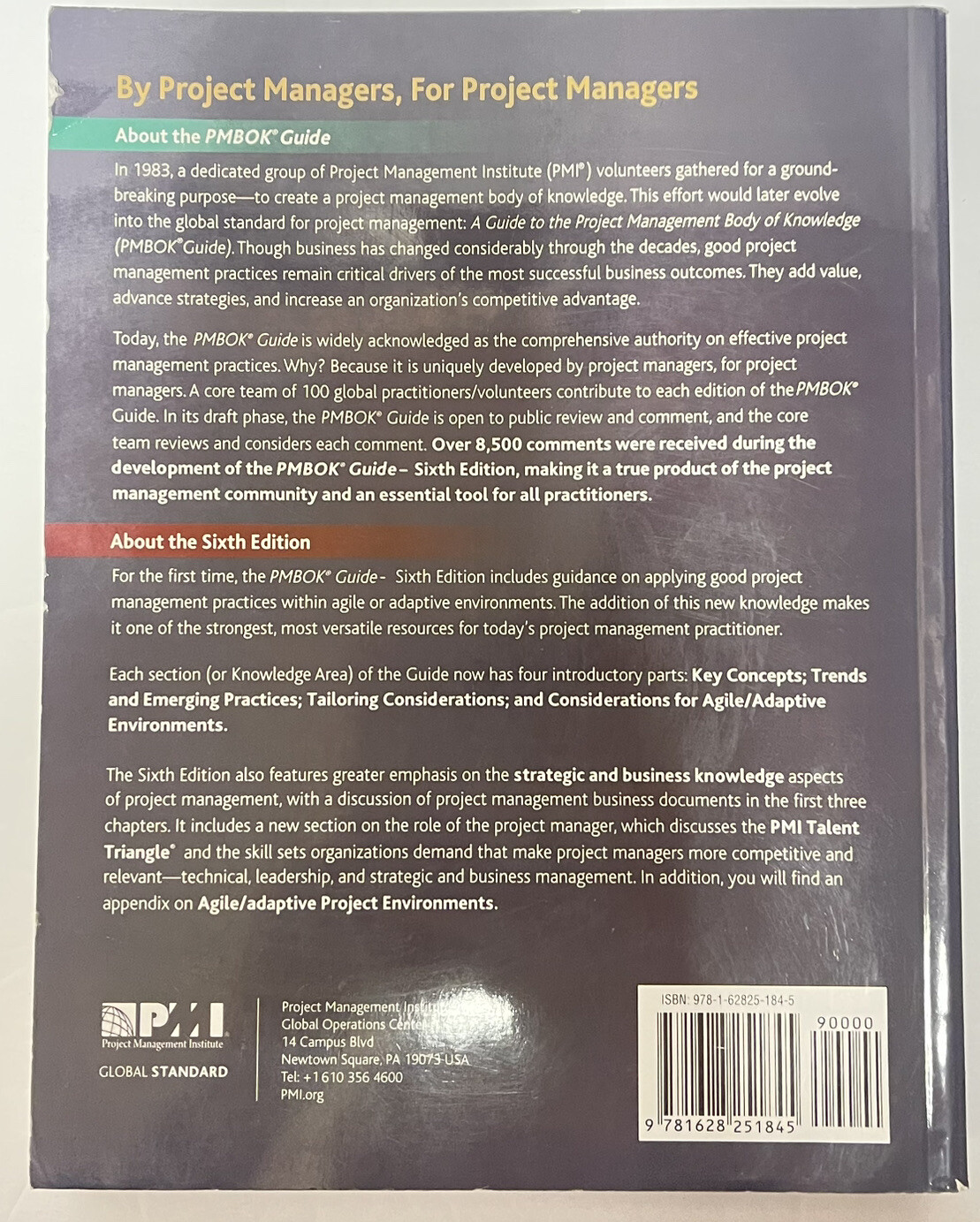 PMBOK® Guide Ser.: A Guide to the Project Management Body of Knowledge by