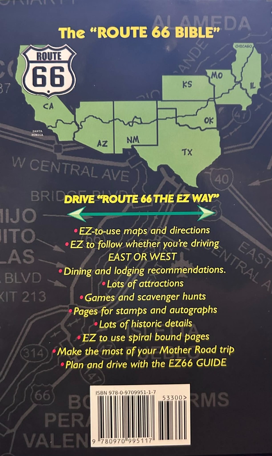 ROUTE 66 EZ GUIDE for Travelers 6th Edition NEW 2026 !!! Turn by Turn Directions