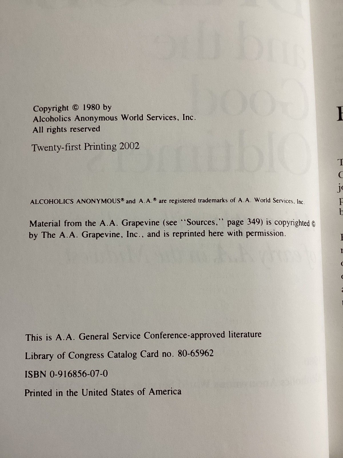Dr. Bob and the Good Oldtimers : A Biography, with Recollections of Early A. A.