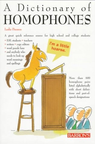 Dictionary of Homophones