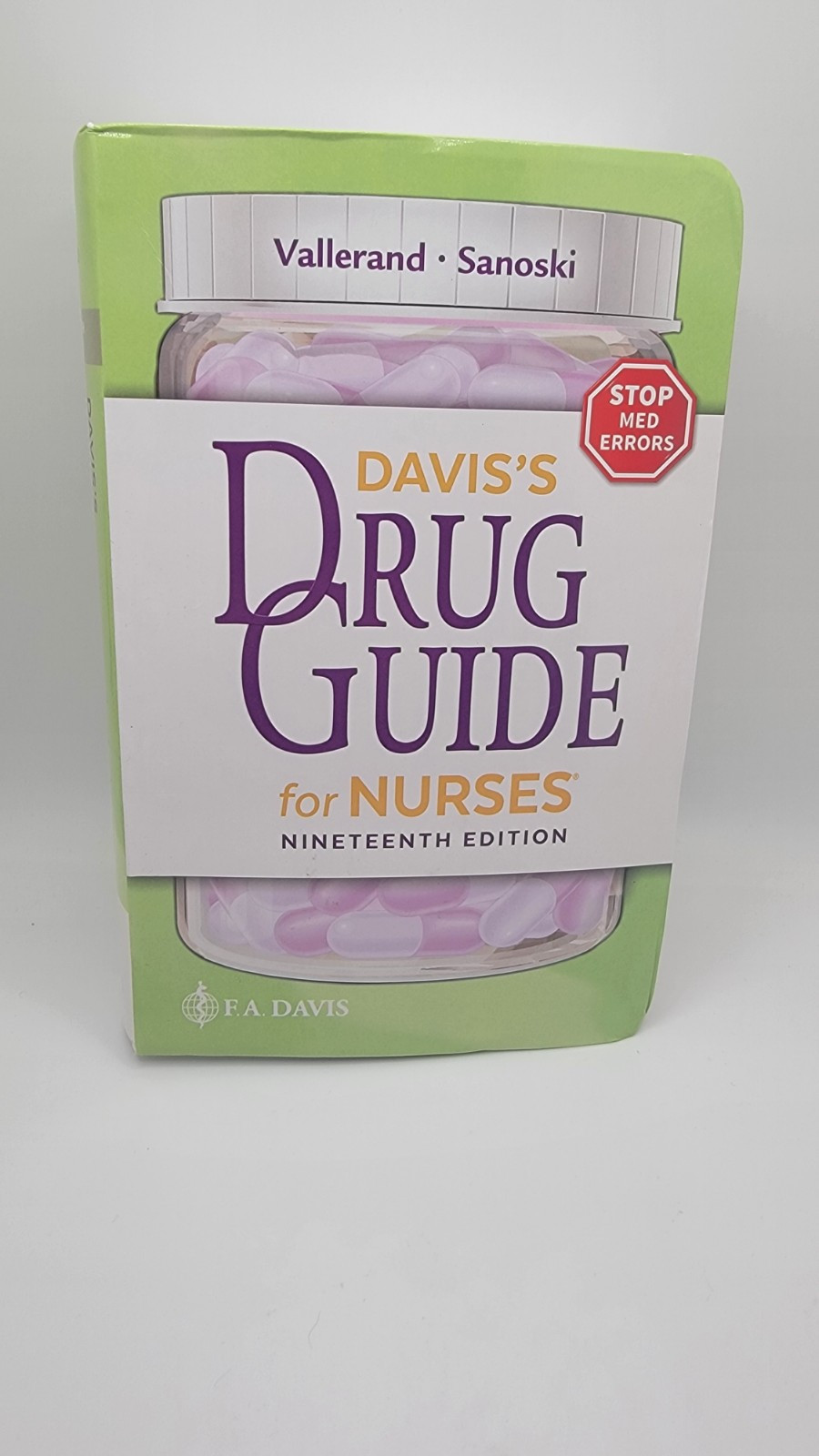 Davis’s Drug Guide for Nurses 19th Ed by April Hazard Vallerand With Access Code