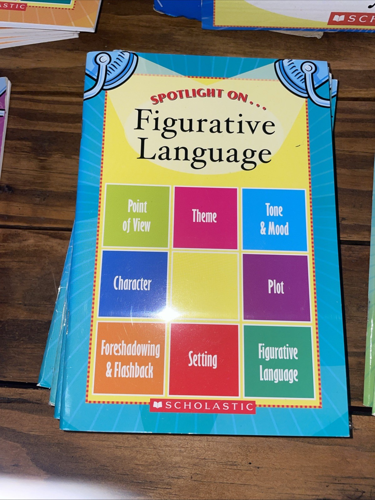 Spotlight on Literary Elements Box Set by Scholastic + Teacher’s Guide