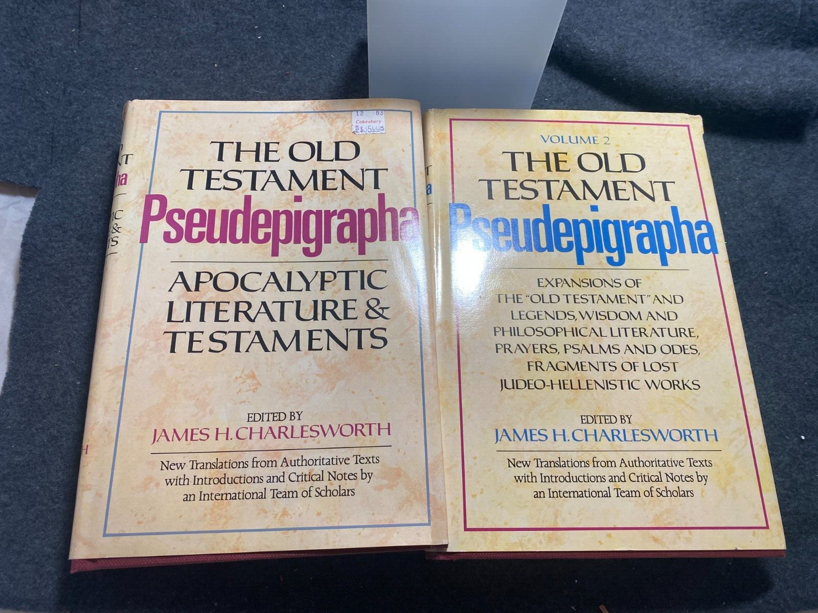 The Old Testament Pseudepigrapha by Charlesworth 2 vol