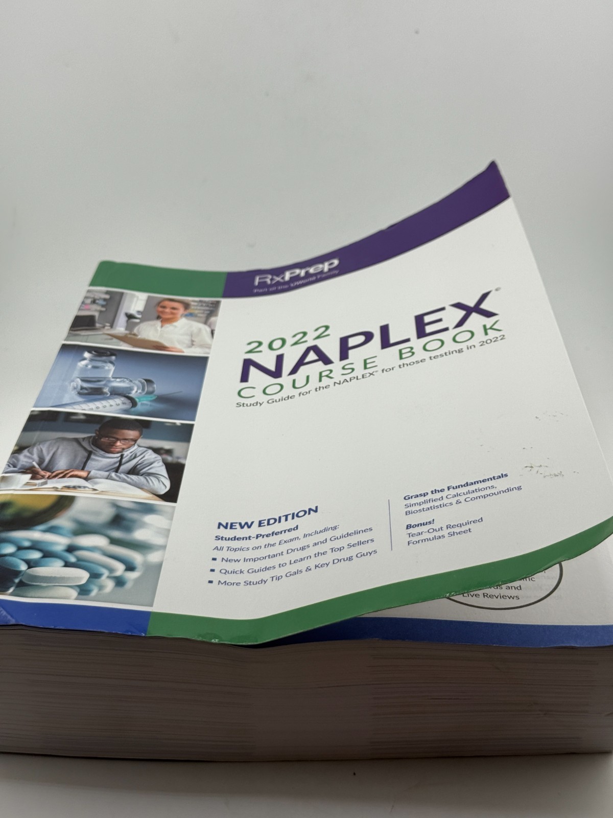 RxPrep 2022 NAPLEX Course Book by RxPrep (2021, Trade Paperback)