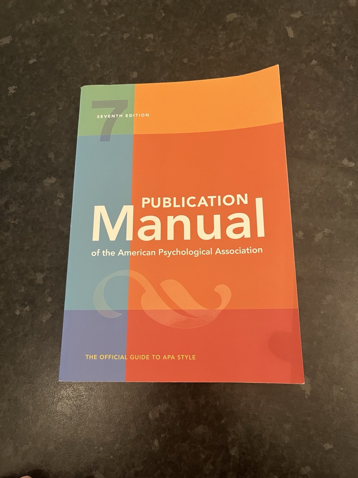 Publication Manual of the American Psychological Association, 7th Edition, 2019