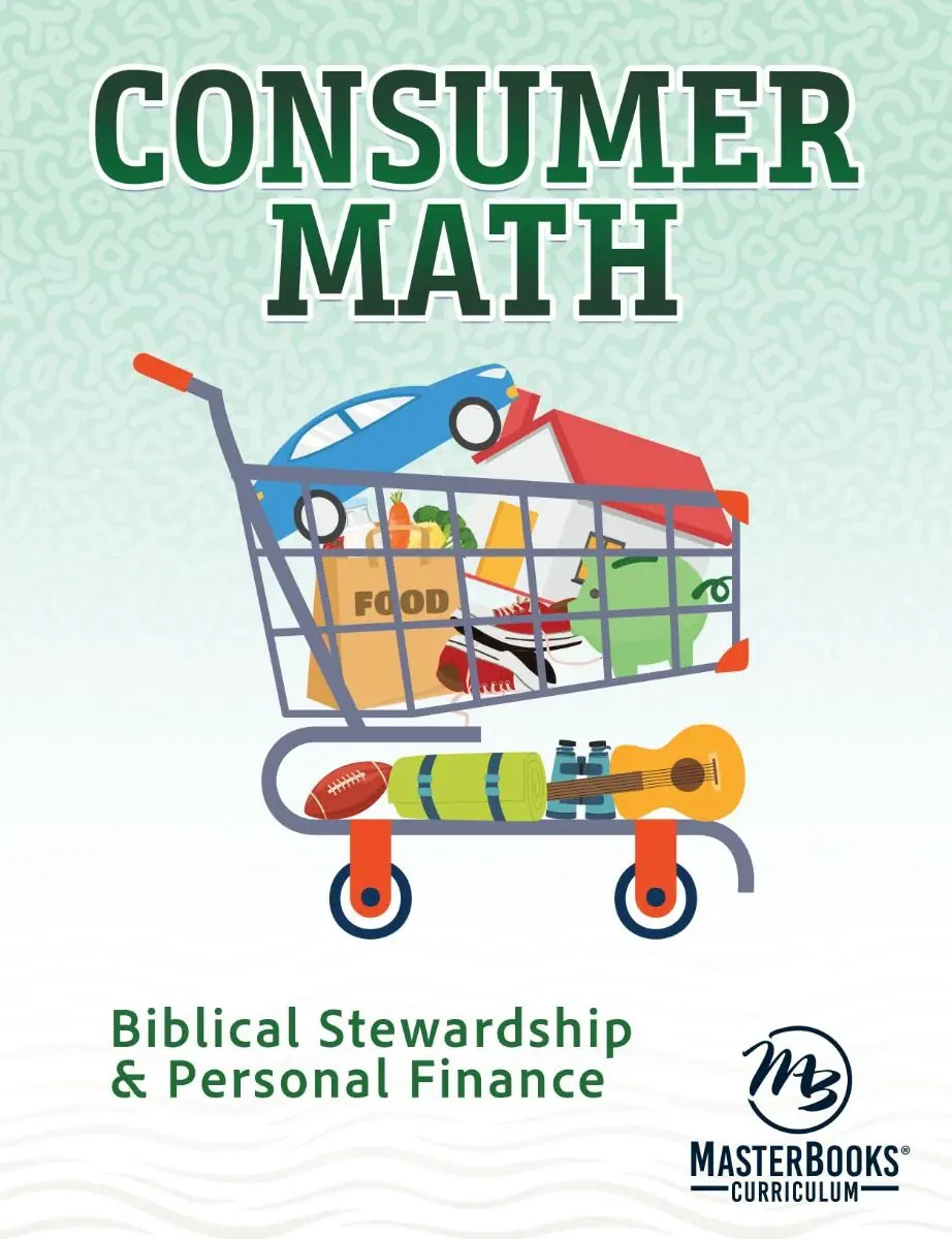 New Master Books CONSUMER MATH Curriculum Set Personal Finance Homeschooling