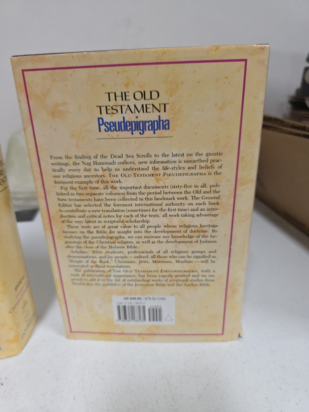 Old Testament Pseudepigrapha, Vol. 1 + 2, Apocalyptic Literature and Testaments