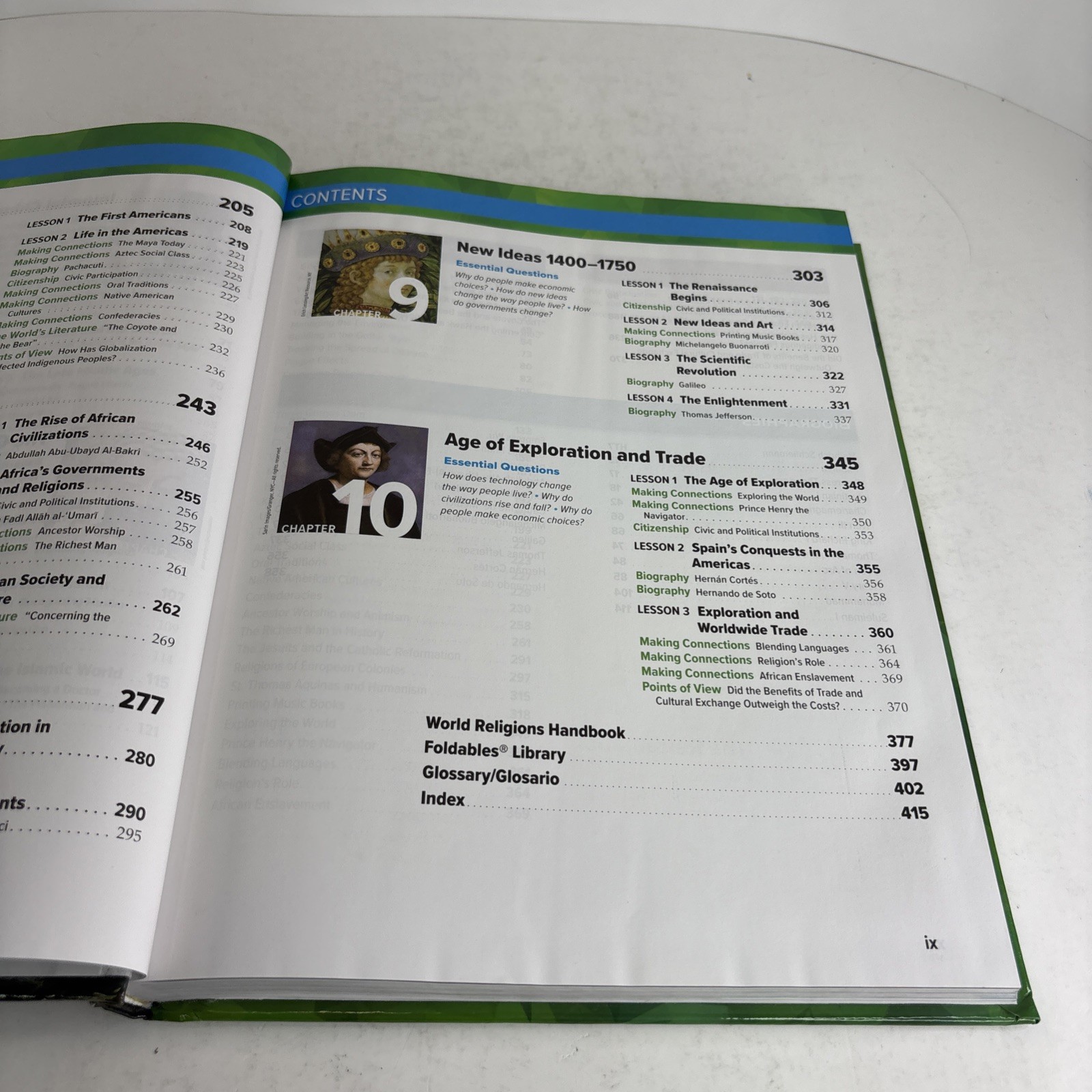 McGraw-Hill World History & Geography 7th Grade Textbook, Tennessee Edition