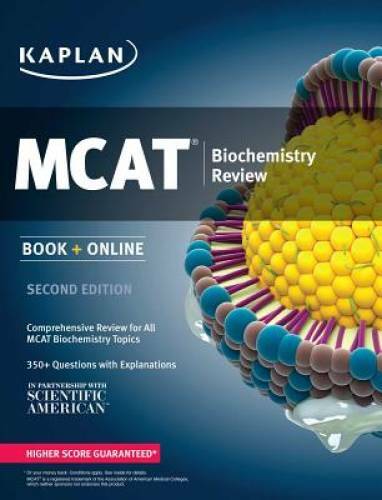 Kaplan MCAT Biochemistry Review: Book + Online (Kaplan Test Prep) – GOOD