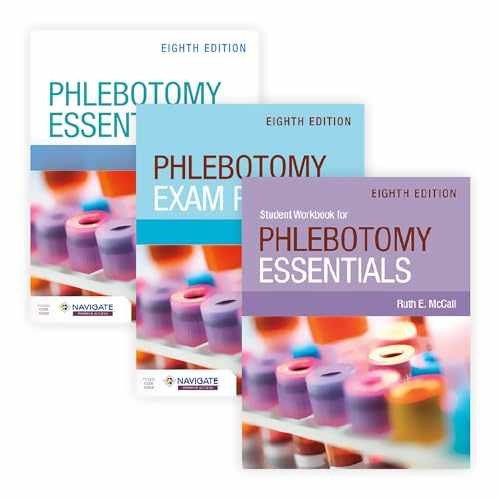 Phlebotomy Essentials + Student Workbook – Paperback, by McCall Ruth E. – New h