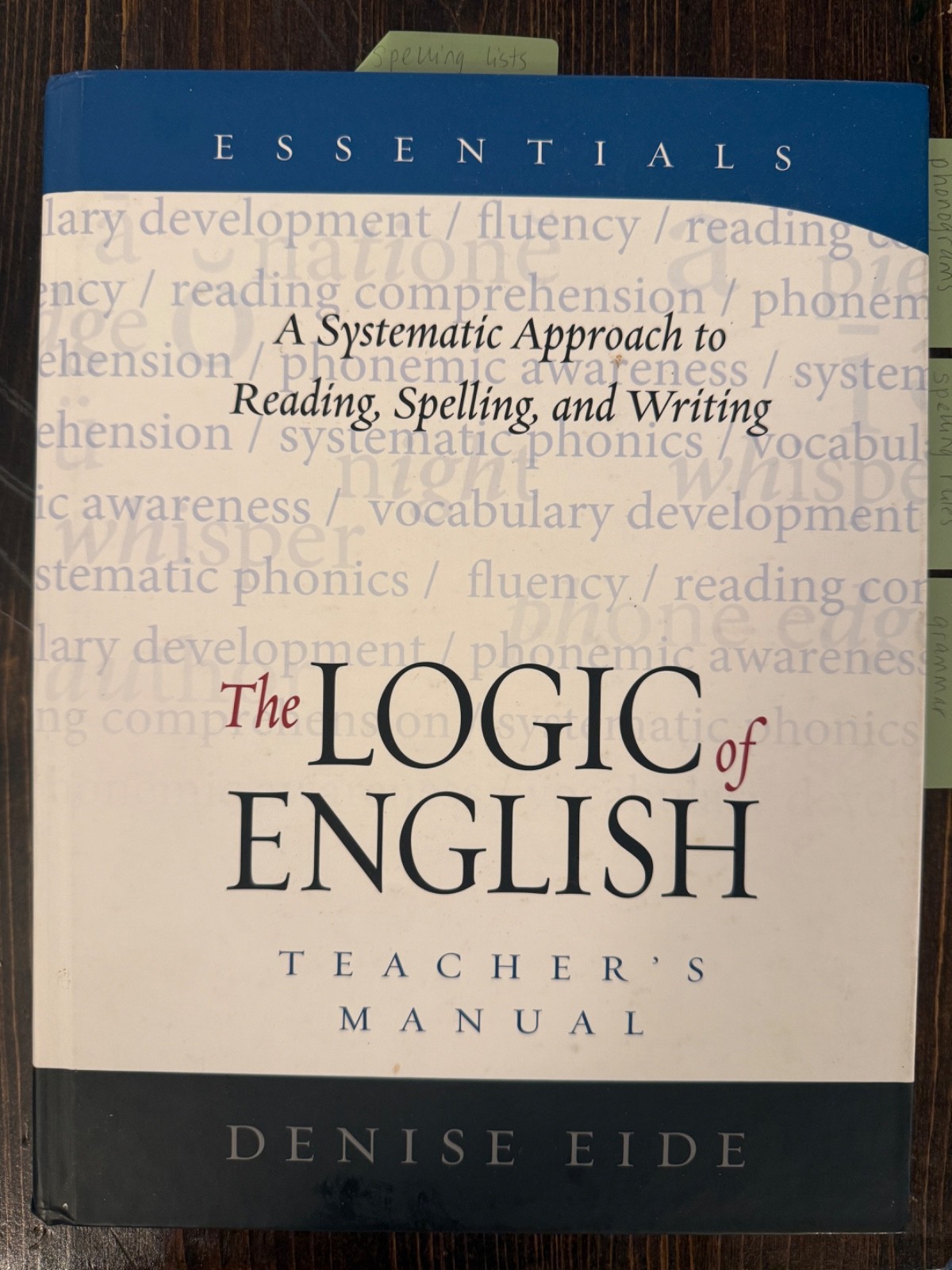 Logic of English Teachers Manual LOG *LIKE NEW* Essentials