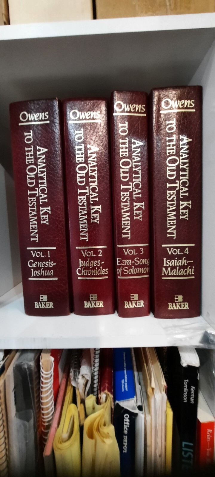 Analytical Key To The Old Testament John Joseph Owens Vol. 1-4 Complete Set