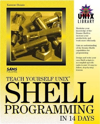 Teach Yourself Unix Shell Programming in 14 Days – paperback Husain, Kamran