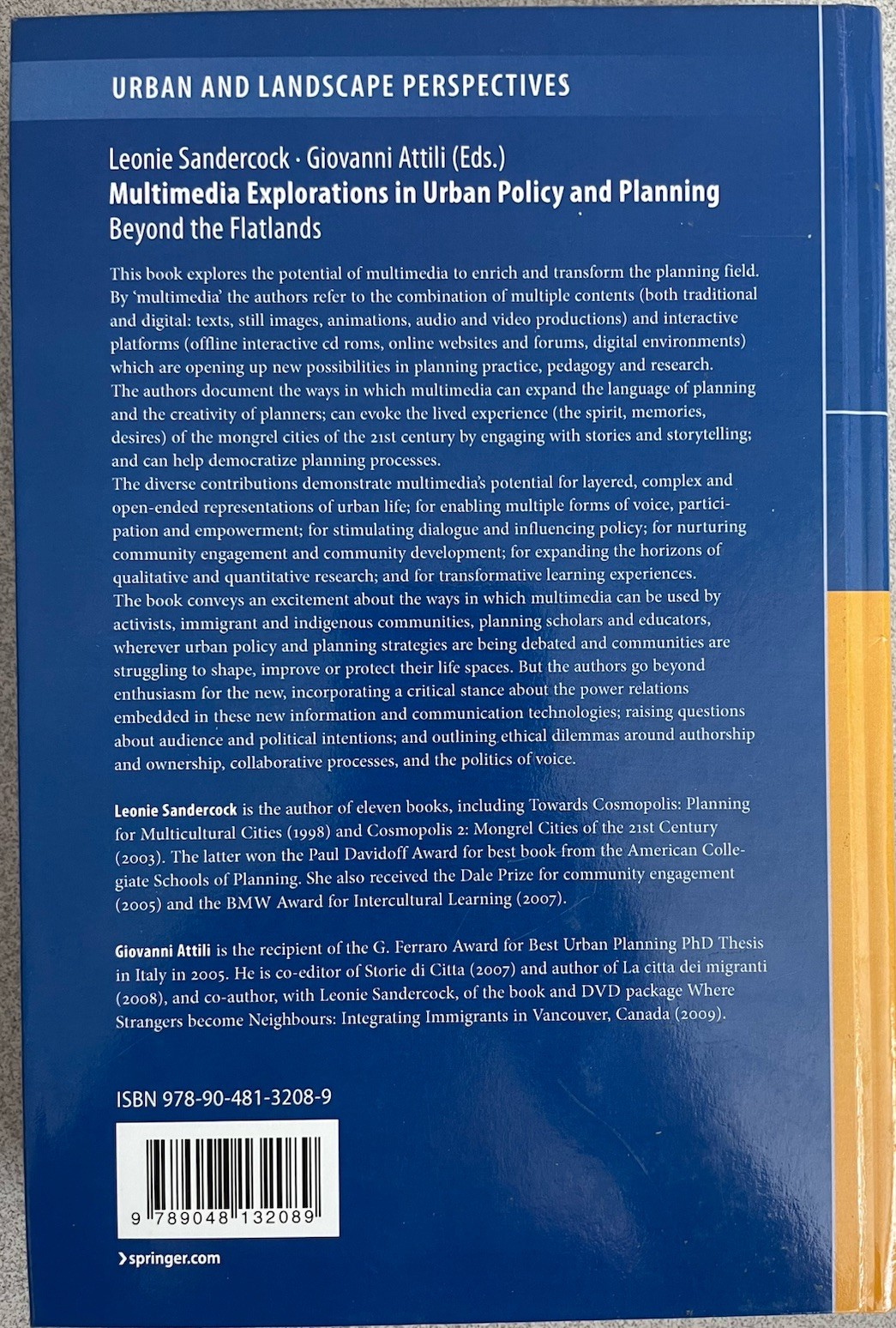 Multimedia Explorations in Urban Policy and Planning