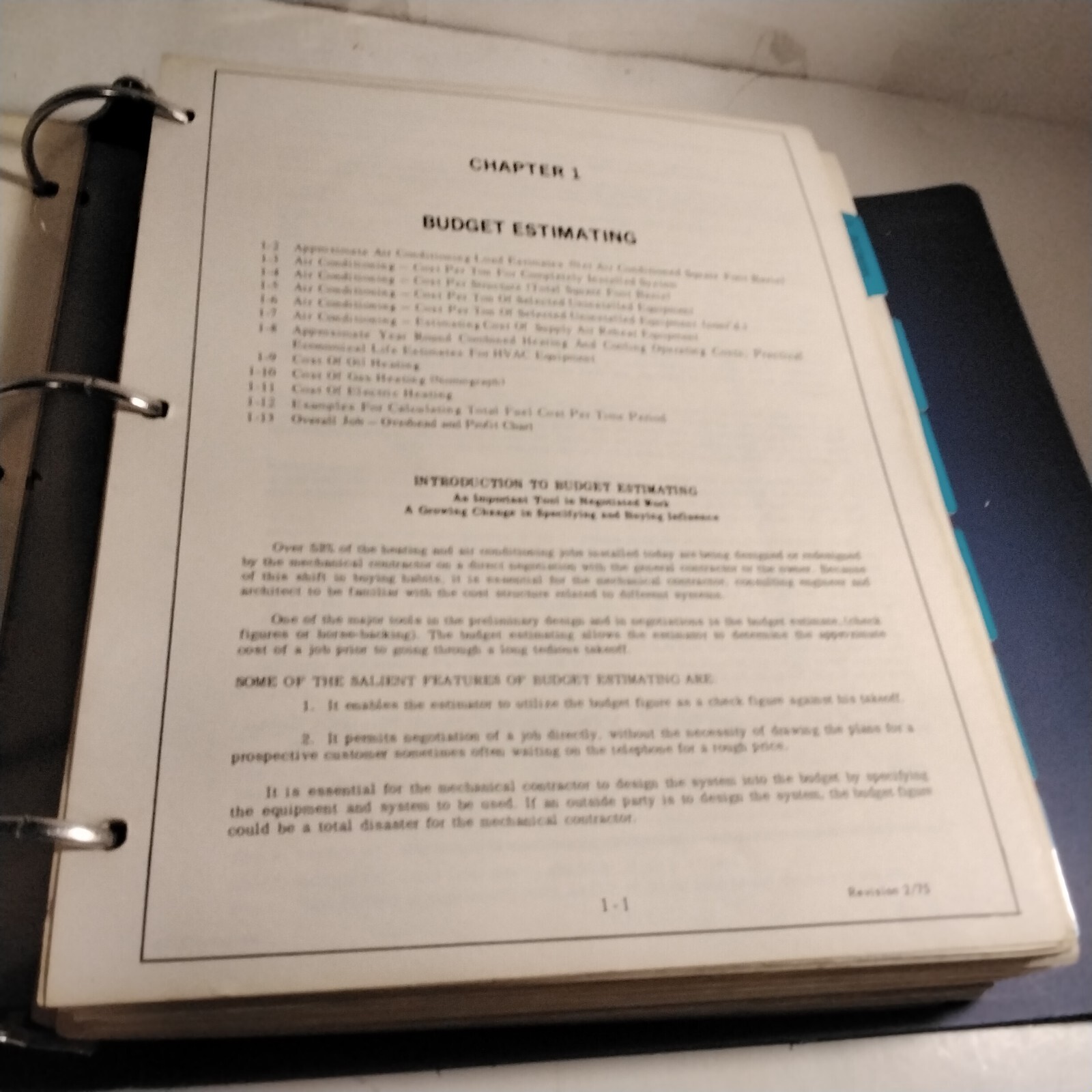 National Mechanical Estimator by Victor Ottaviano