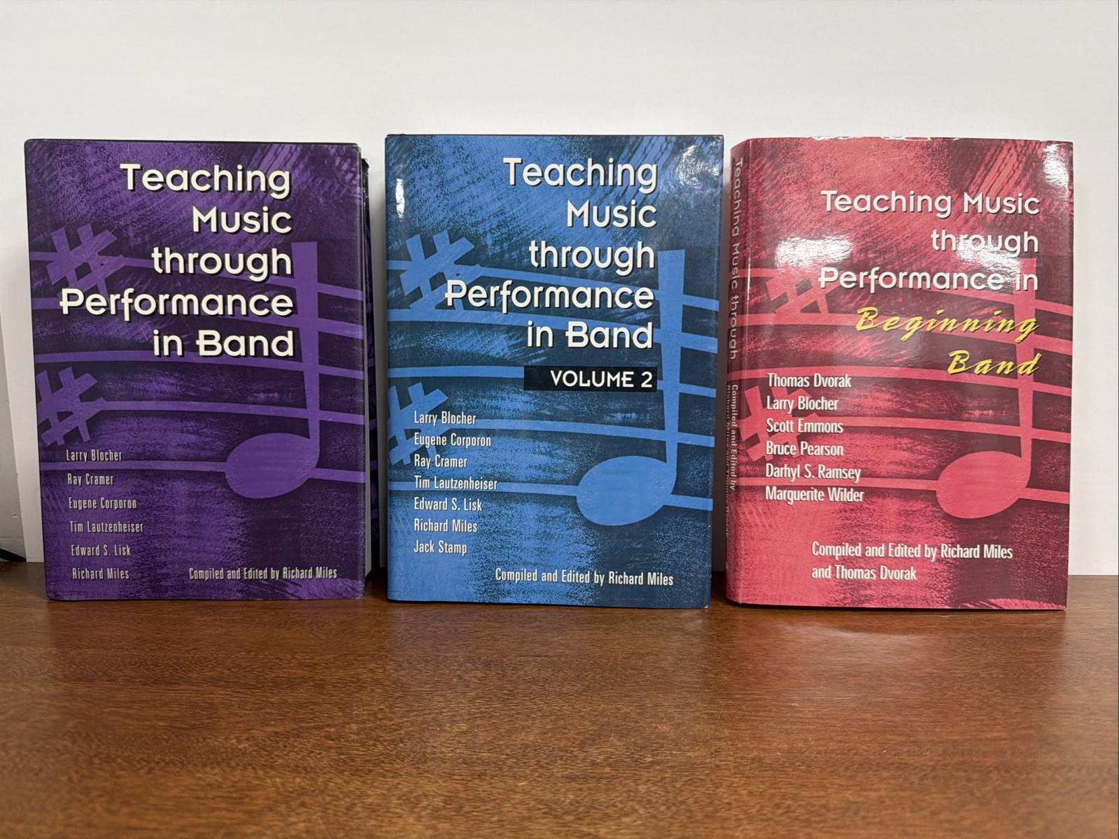 Lot Of 3 Teaching Music Through Performance in Band + in Beginning Band Books