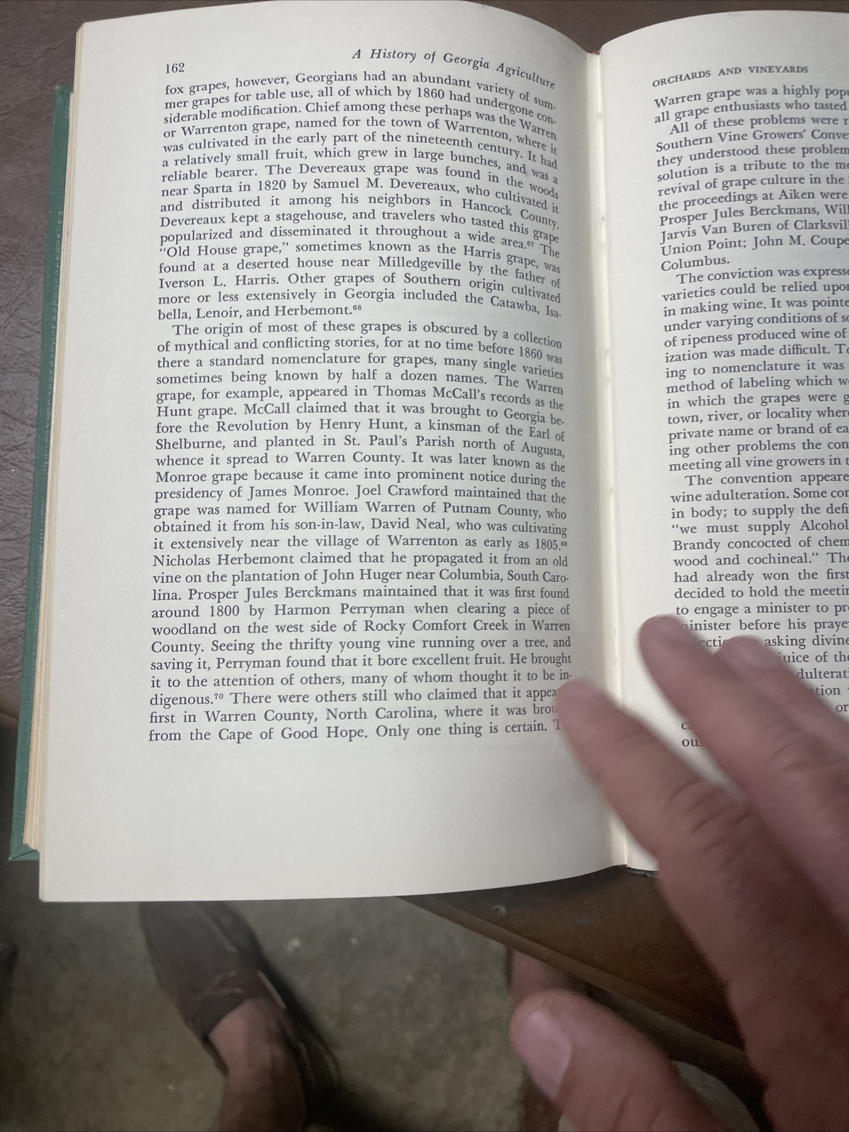 A History of Georgia Agriculture 1732-1860 By James C. Bonner 1964 Hardcover