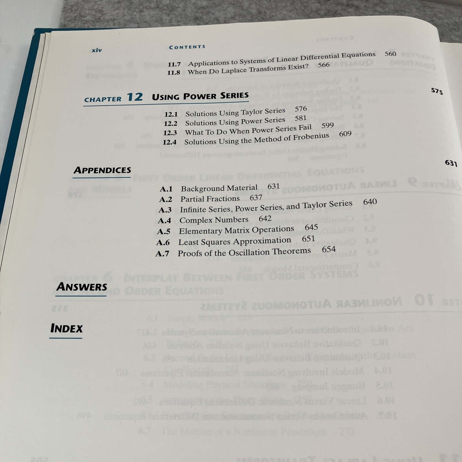 Differential Equations Graphics, Models, Data by Lomen & Lovelock 1999 Hardcover